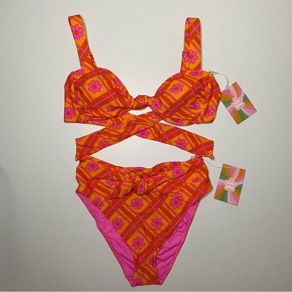 Show me your Mumu swim wear set Sunset Barbie